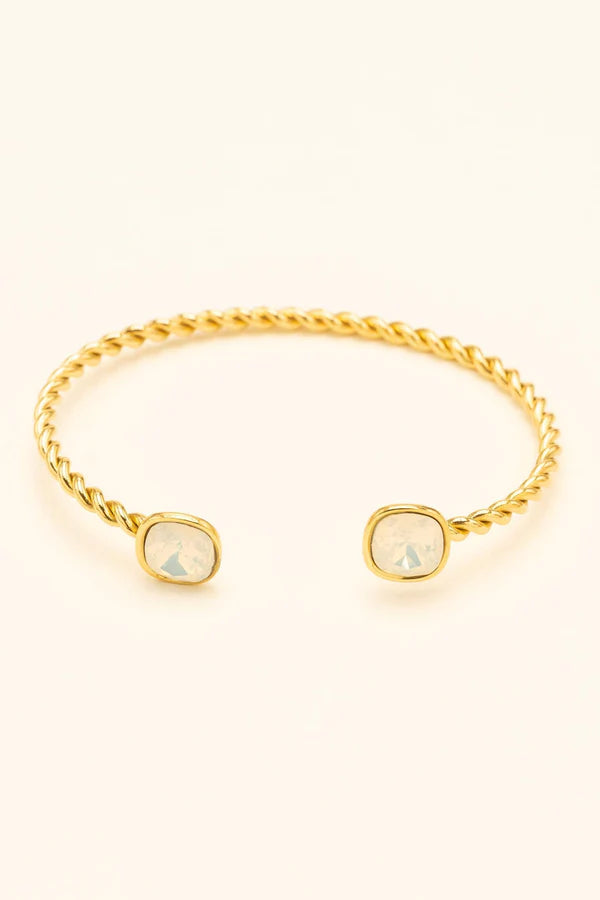 Manoel Bracelet Swarovski Crystal & Gold