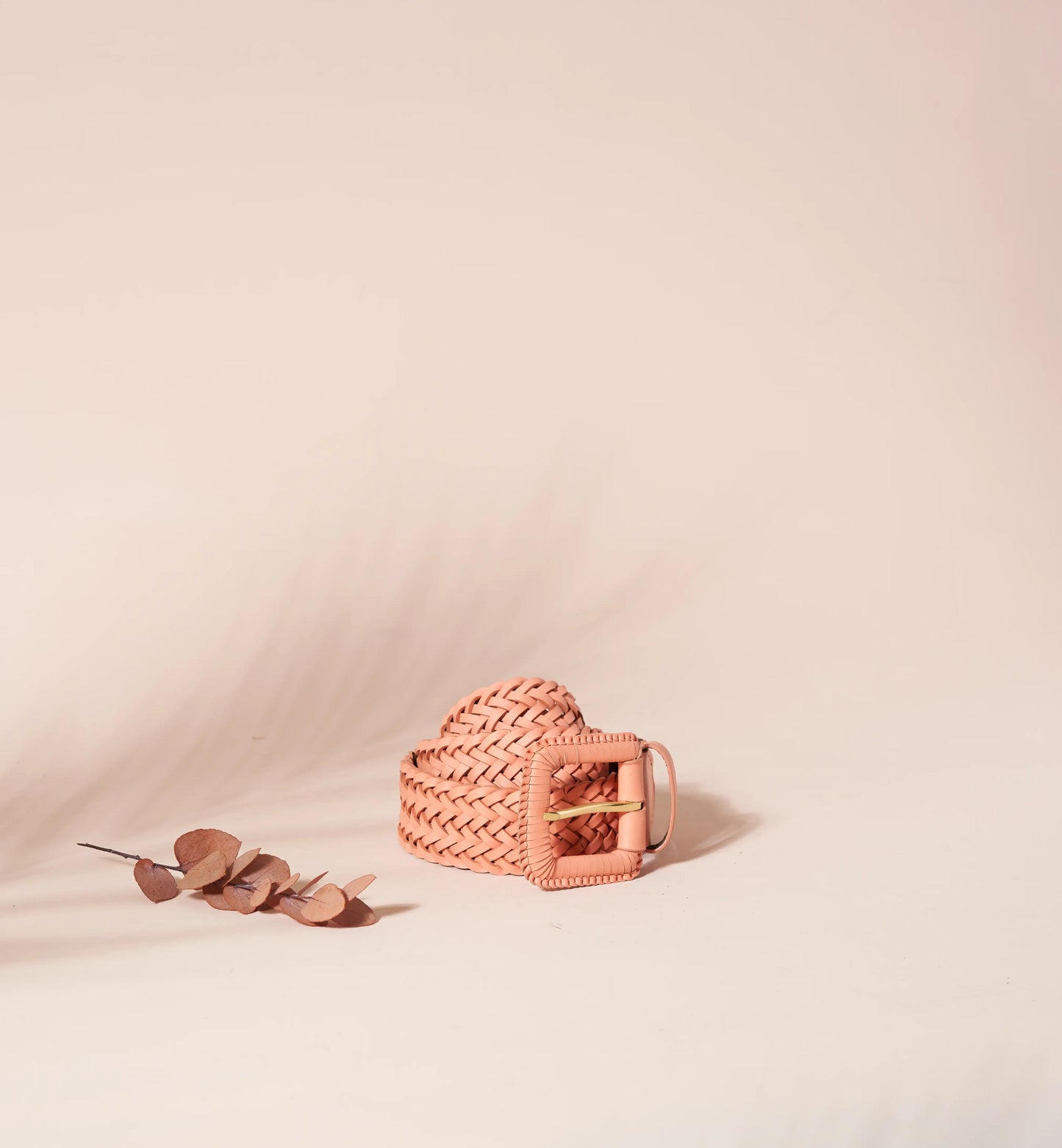 Malo Braided Belt Coral