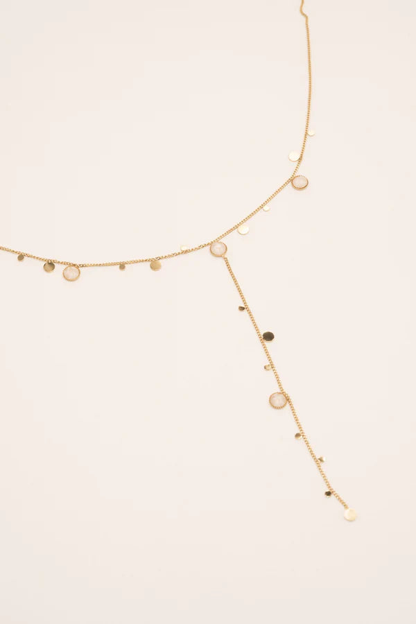 Khalissa Y Necklace Gold