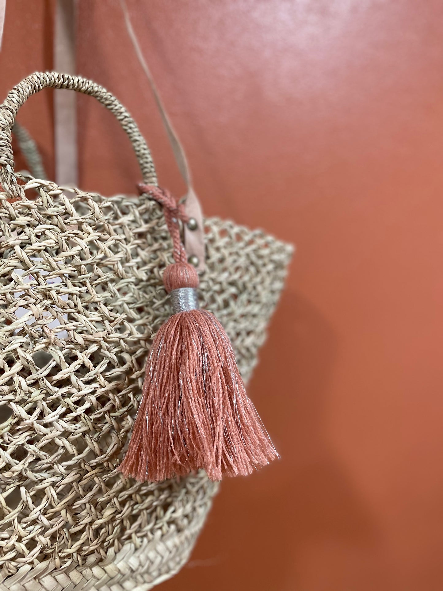 Moroccan Basket Bag Half