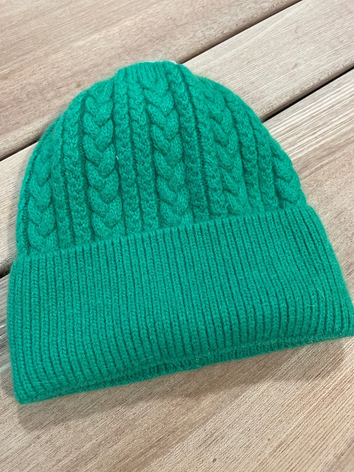 Wool Beanie Green