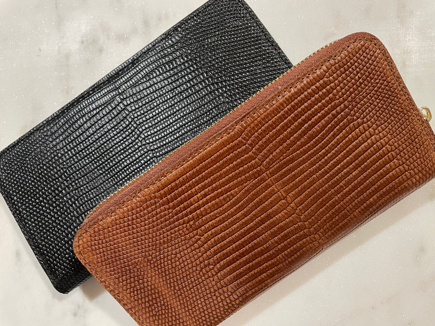 Leather Zip Wallet