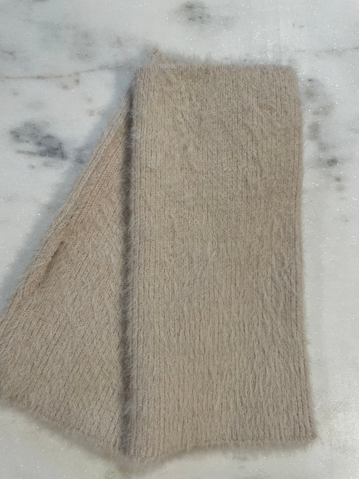 Gloves Mittens Knit Beige