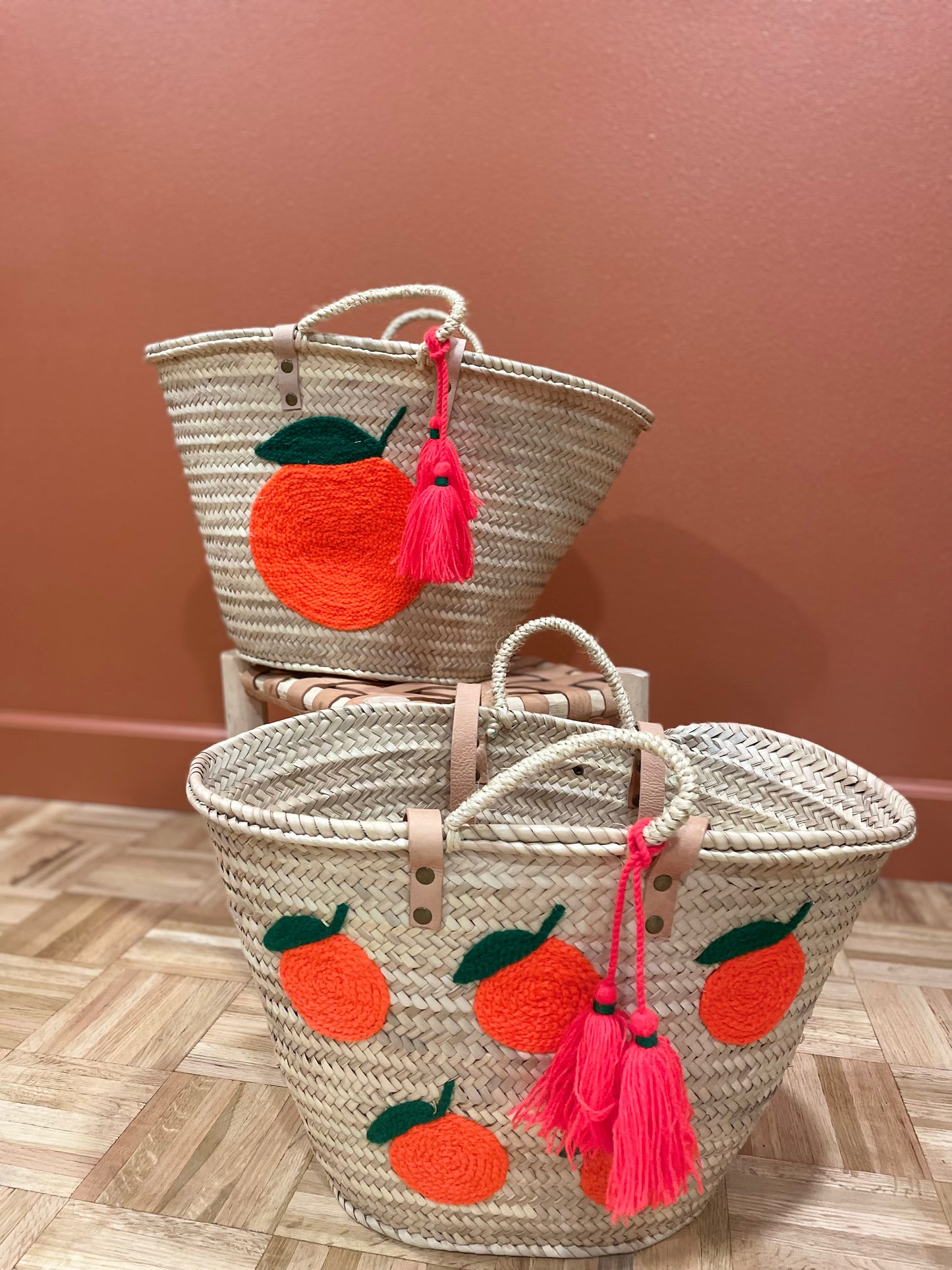Moroccan Basket Bag Fruit