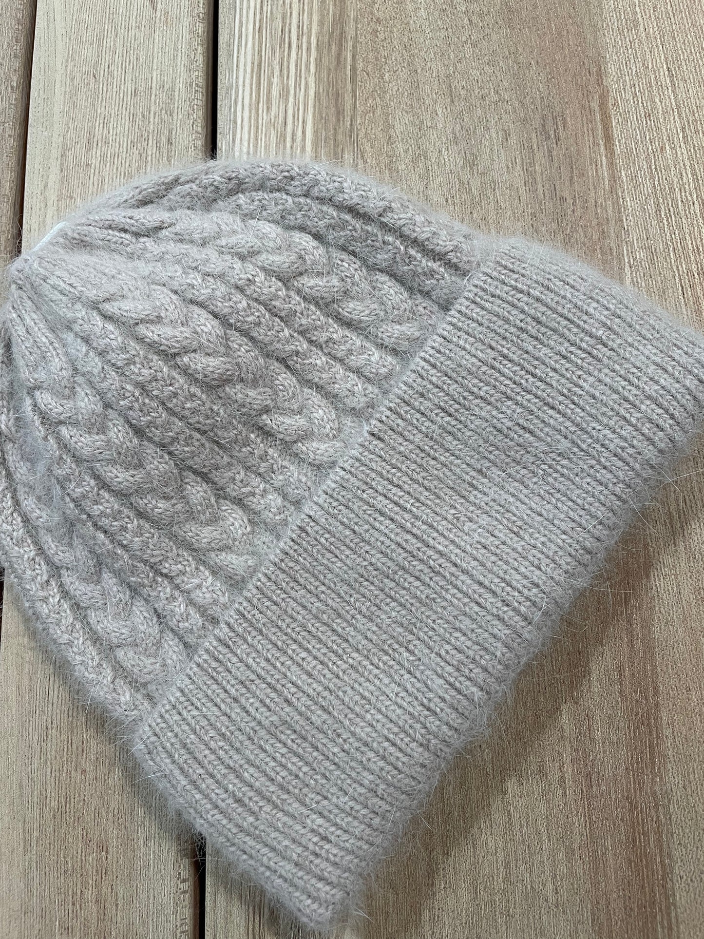 Wool Beanie Taupe