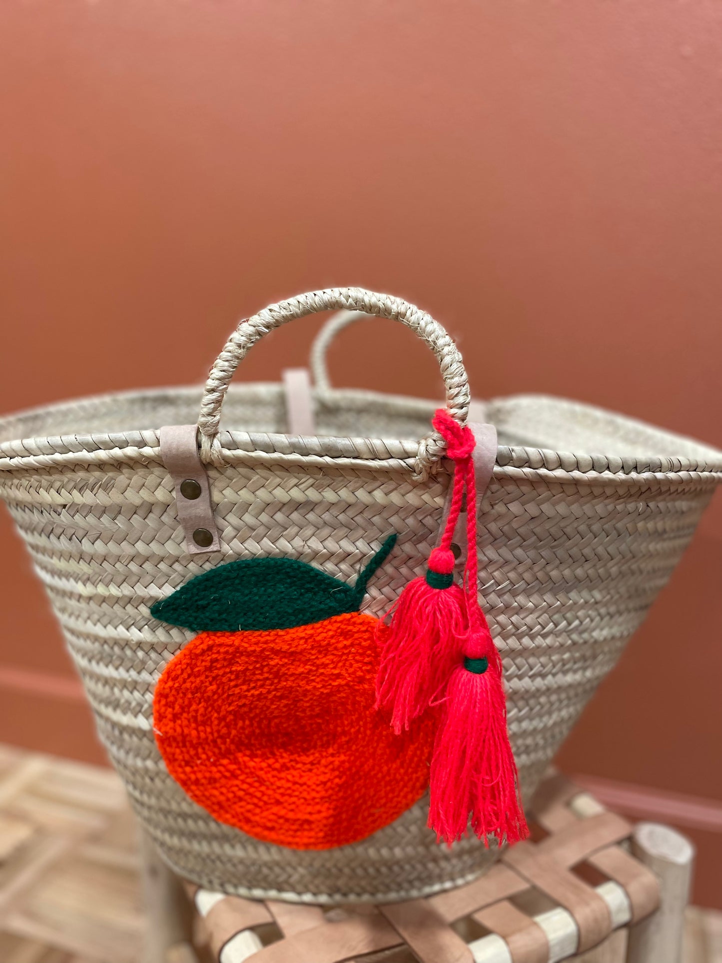 Moroccan Basket Bag Fruit