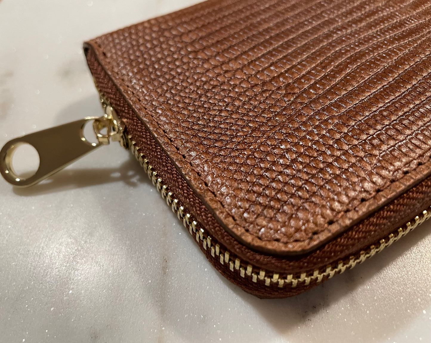 Leather Zip Wallet