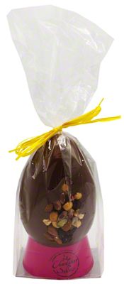 Dark chocolate mendiant Big Egg 200g - Chocolatier Sablais