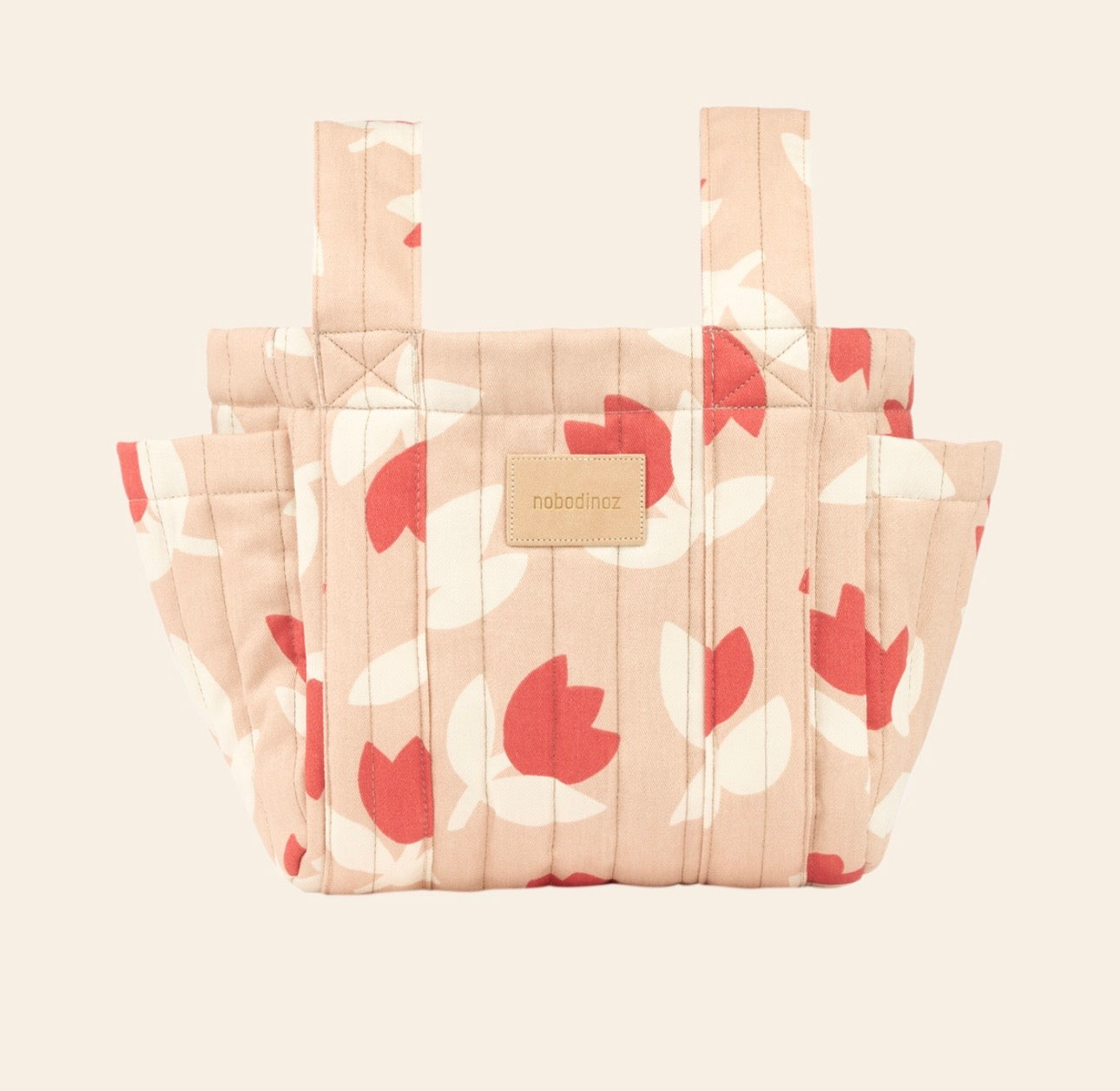 Hyde Park stroller organizer bag red tulip