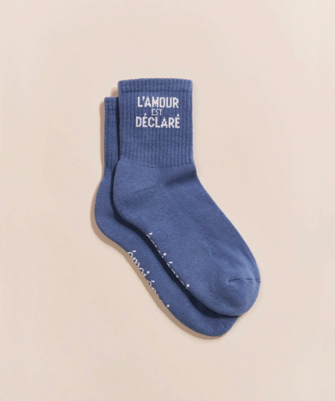 Socks “L’Amour est déclaré” Women/Men Blue