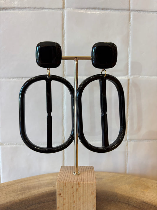 Holly Black earrings