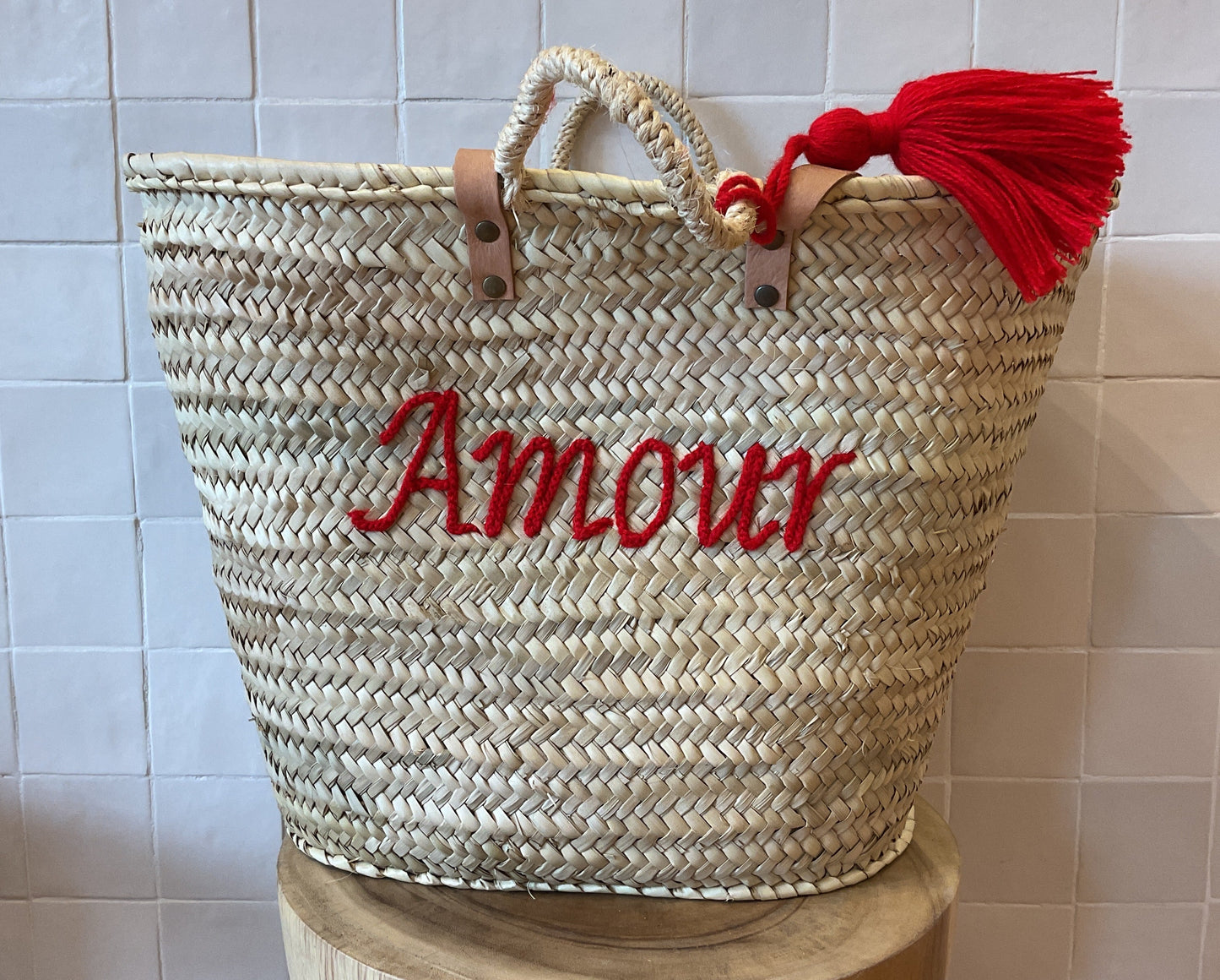 Moroccan Basket Bag Amour