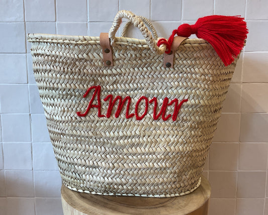 Moroccan Basket Bag Amour