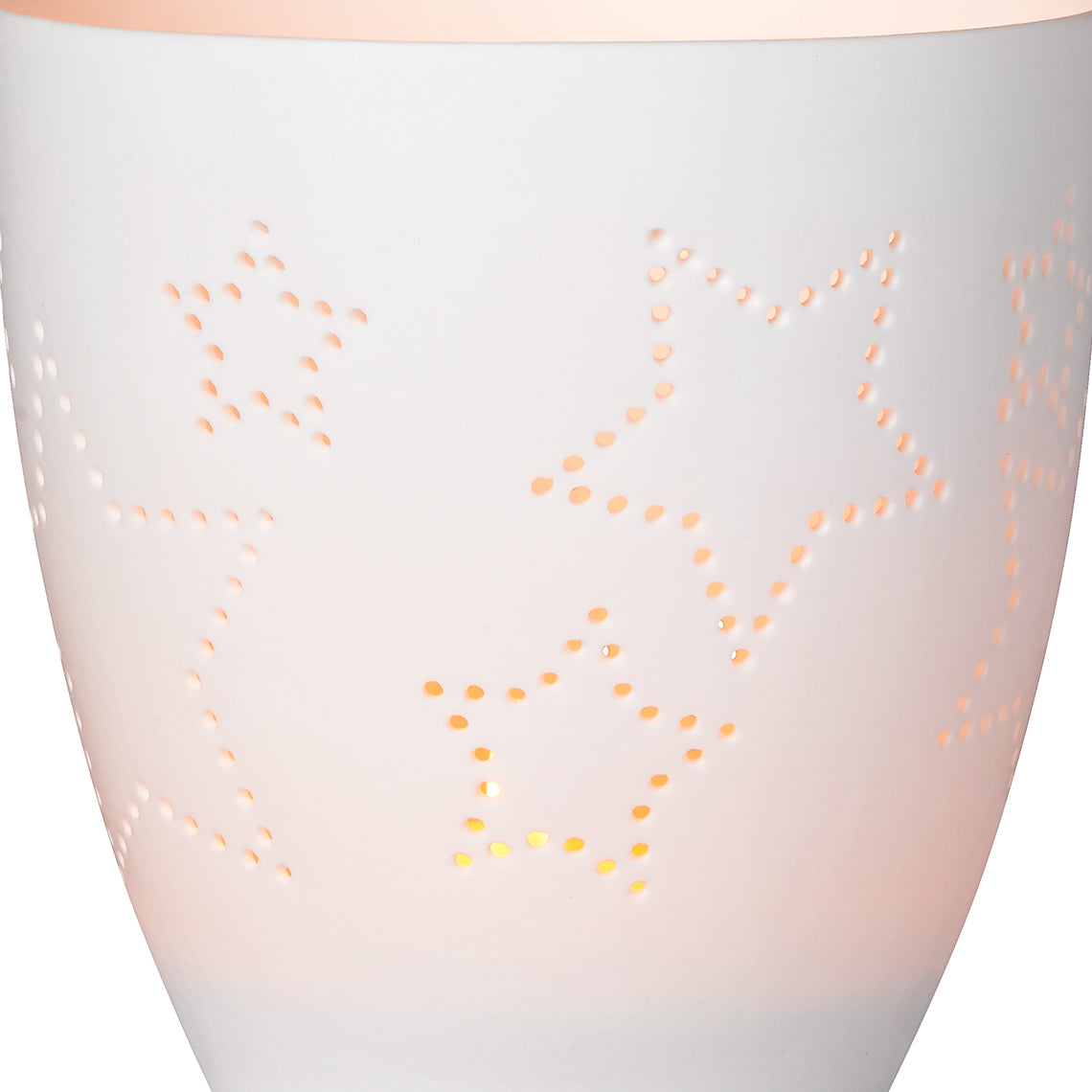 Poetry light start sky Tealight holder porcelain