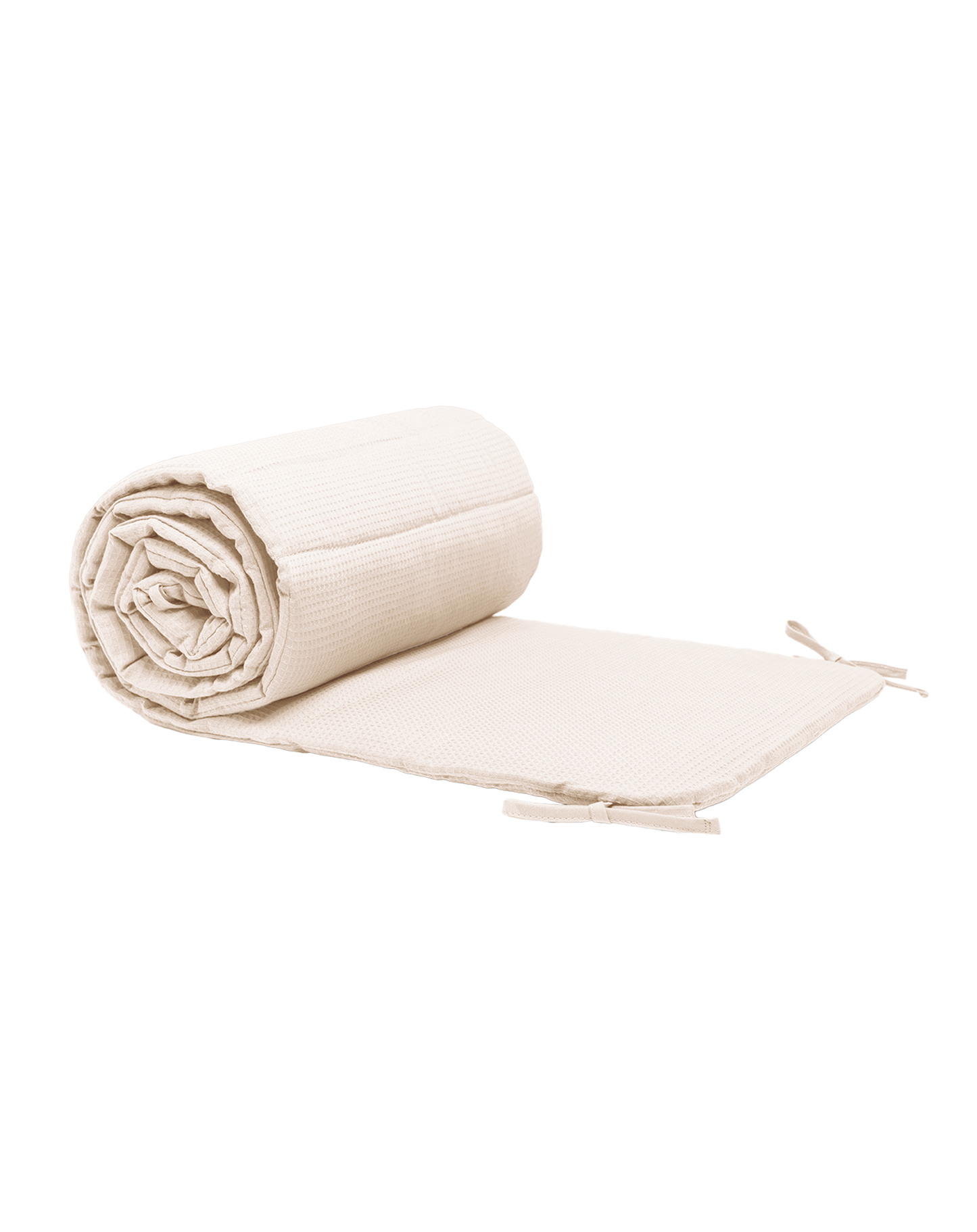 Nest cot bumper for crib - natural