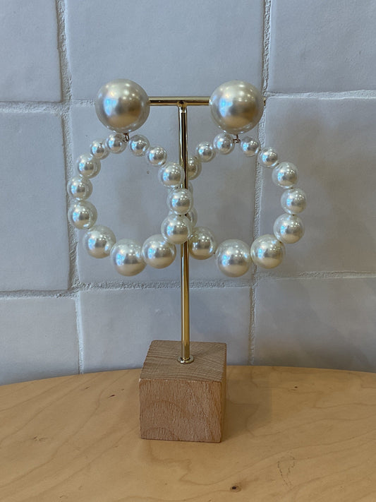 Bastille XL Earrings Pearl