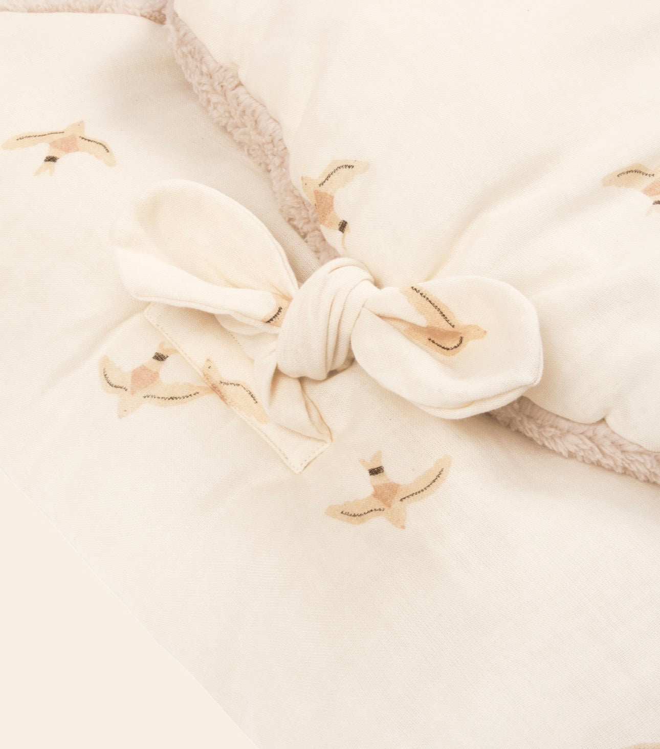 Baby Nest/Nid d’ange Wabi Sabi cozy (0-3M) - Nude Haiko Birds Natural