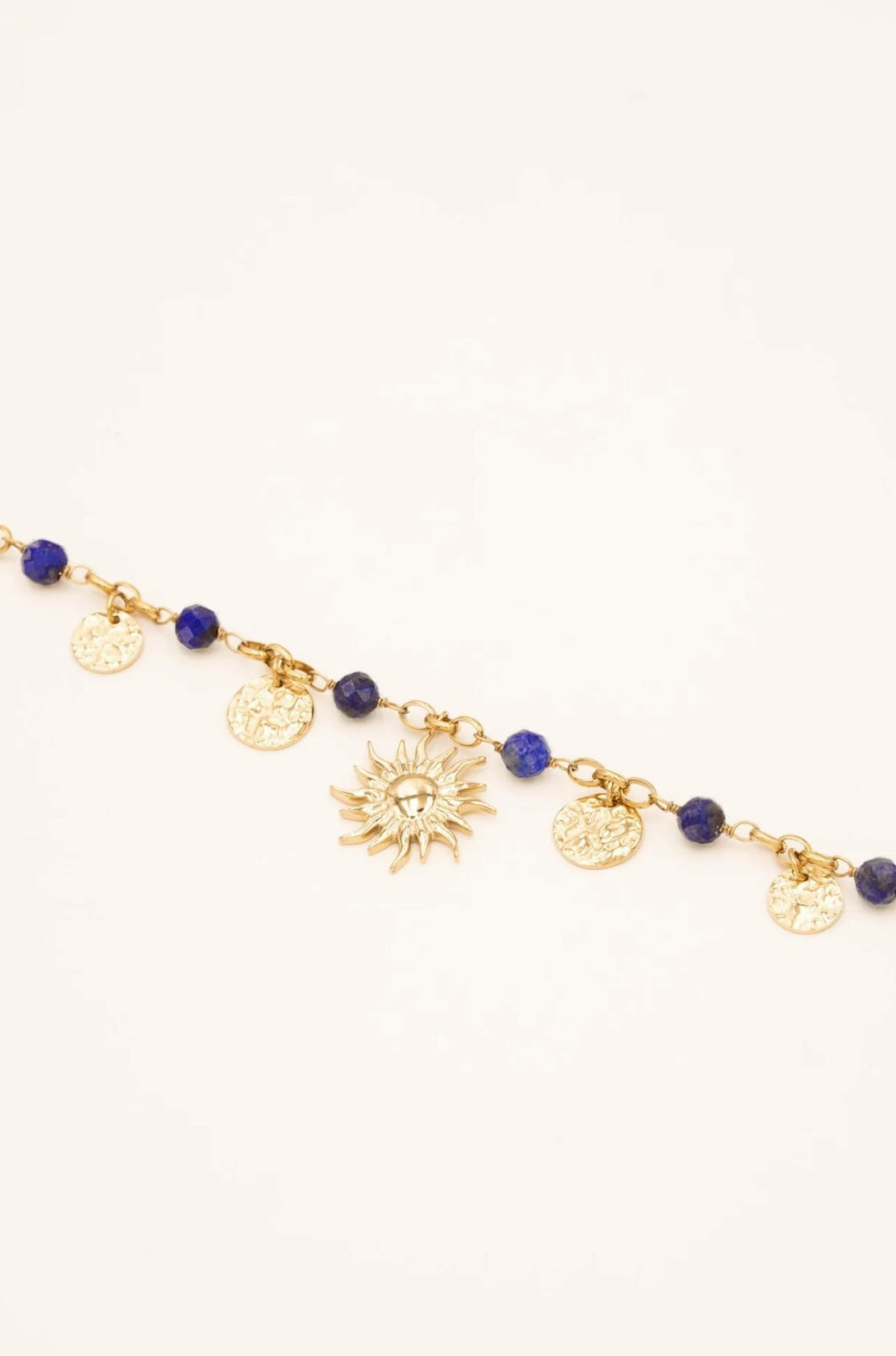 Rosaline Sodalite Bracelet Gold