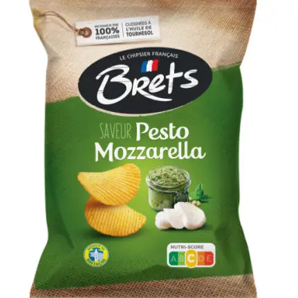 Potato Chips Pesto Mozzarella 125g - Brets