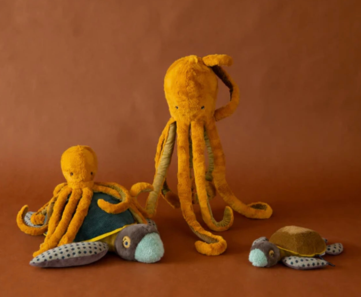 Medium Octopus Stuffed Toy - All around the world