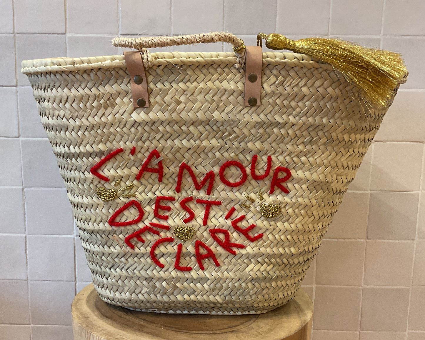 Moroccan Basket L'Amour est Déclaré