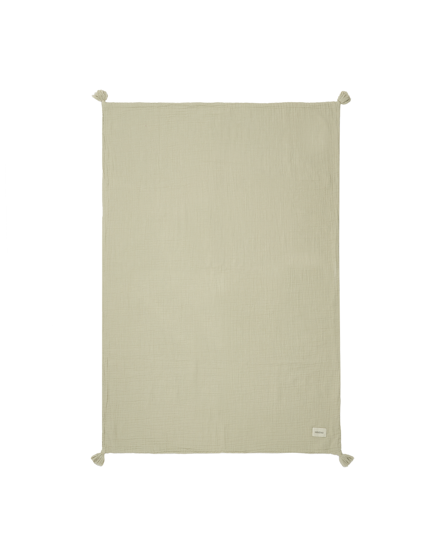 Wabi Sabi Baby blanket Washed double Muslin Gauze cotton - Green Matcha