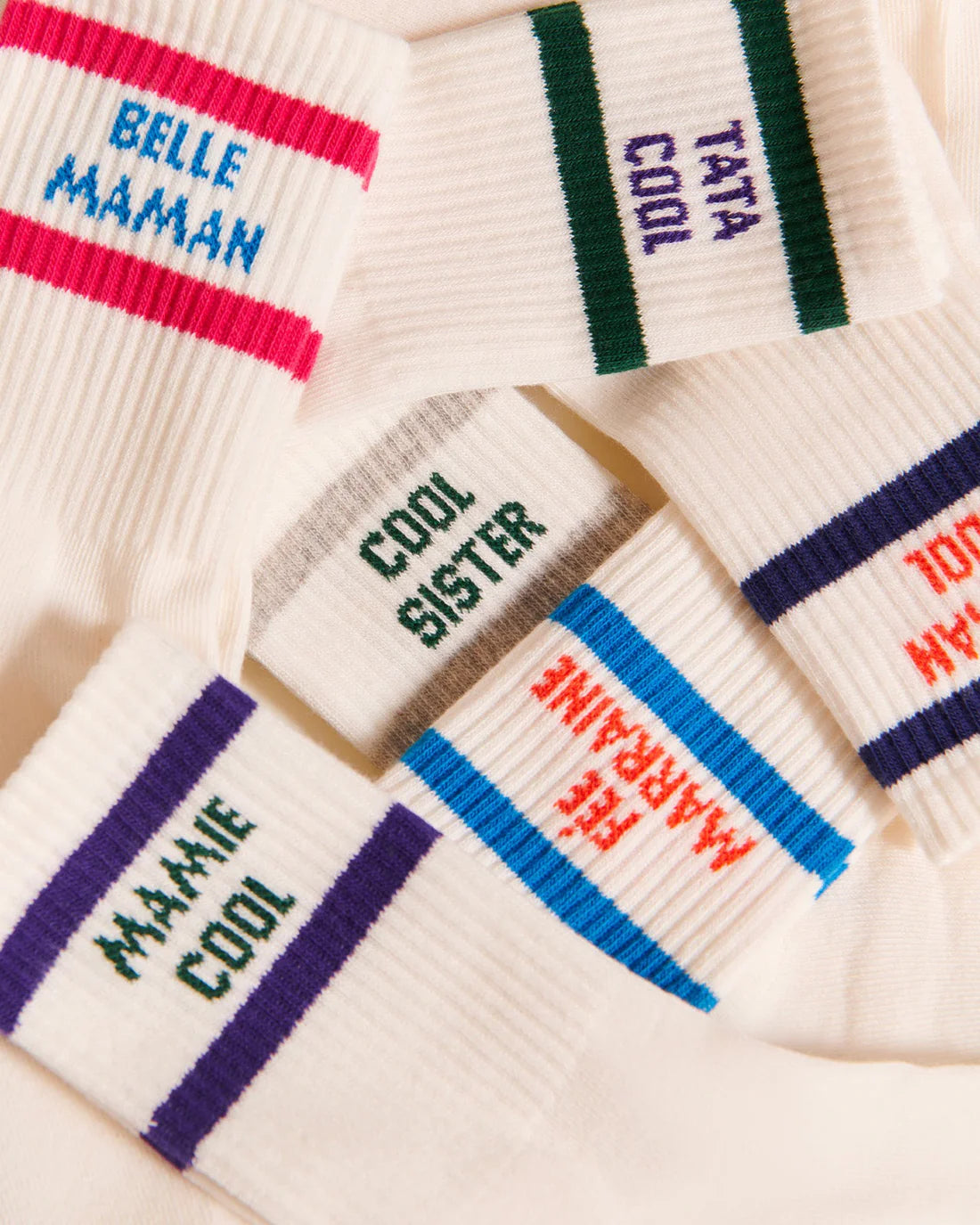 Socks “Maman Cool” White