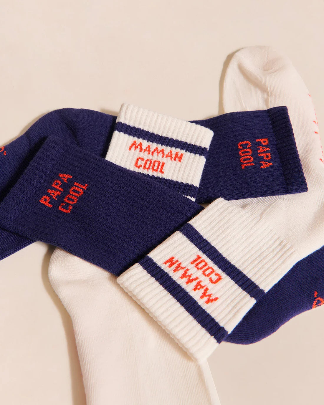 Socks “Maman Cool” White