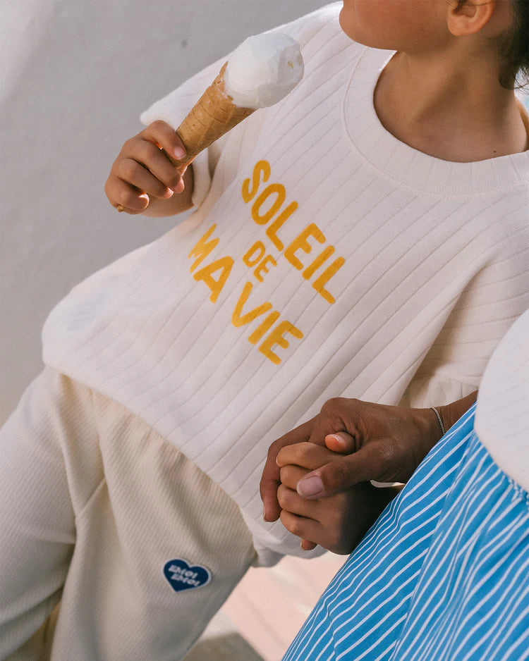 Jeannot Tee-Shirt “Soleil de ma vie” Cream & Yellow