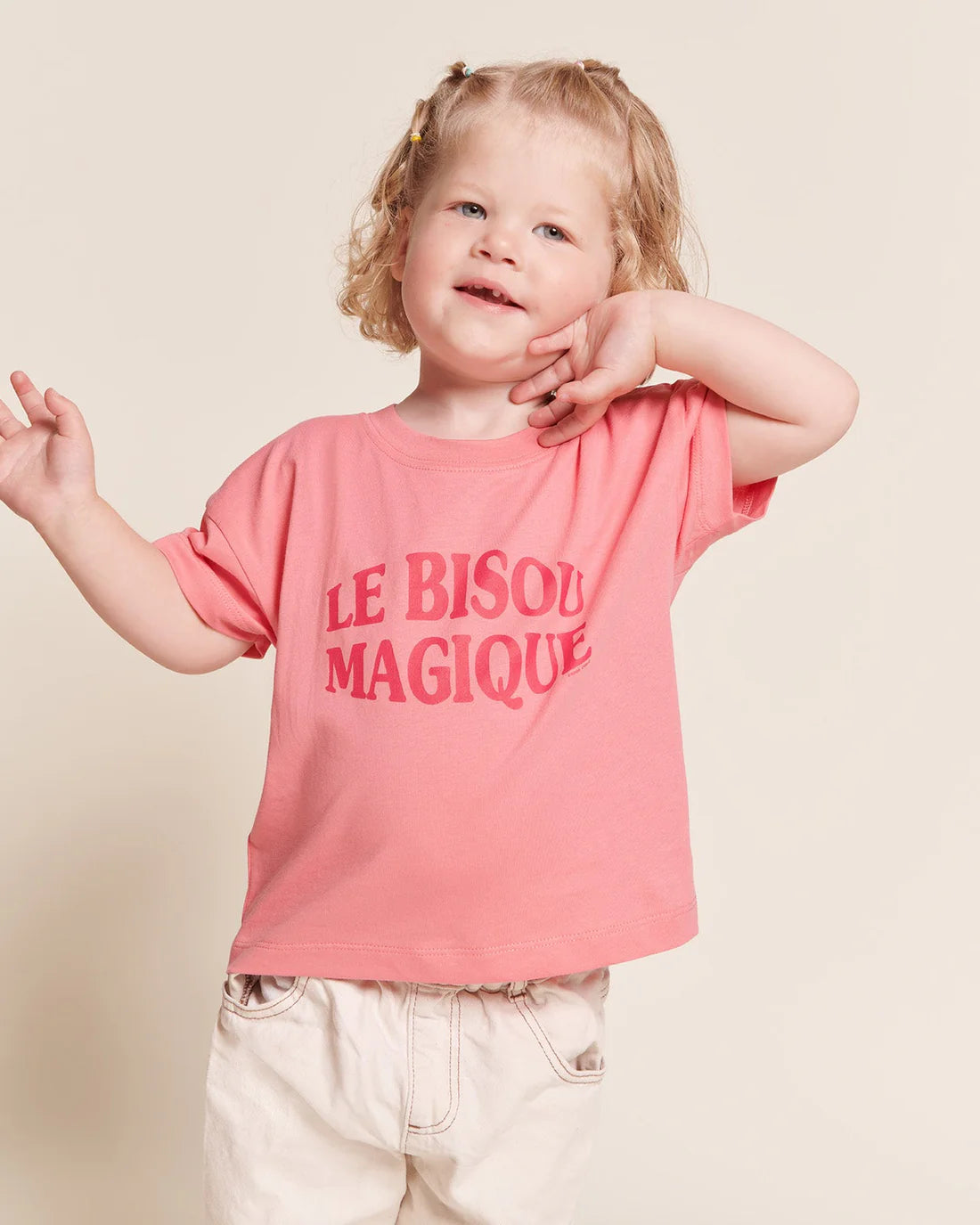 Juliette Tee-Shirt “Le Bisou Magique” Raspberry