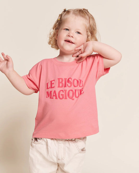 Juliette Tee-Shirt “Le Bisou Magique” Raspberry