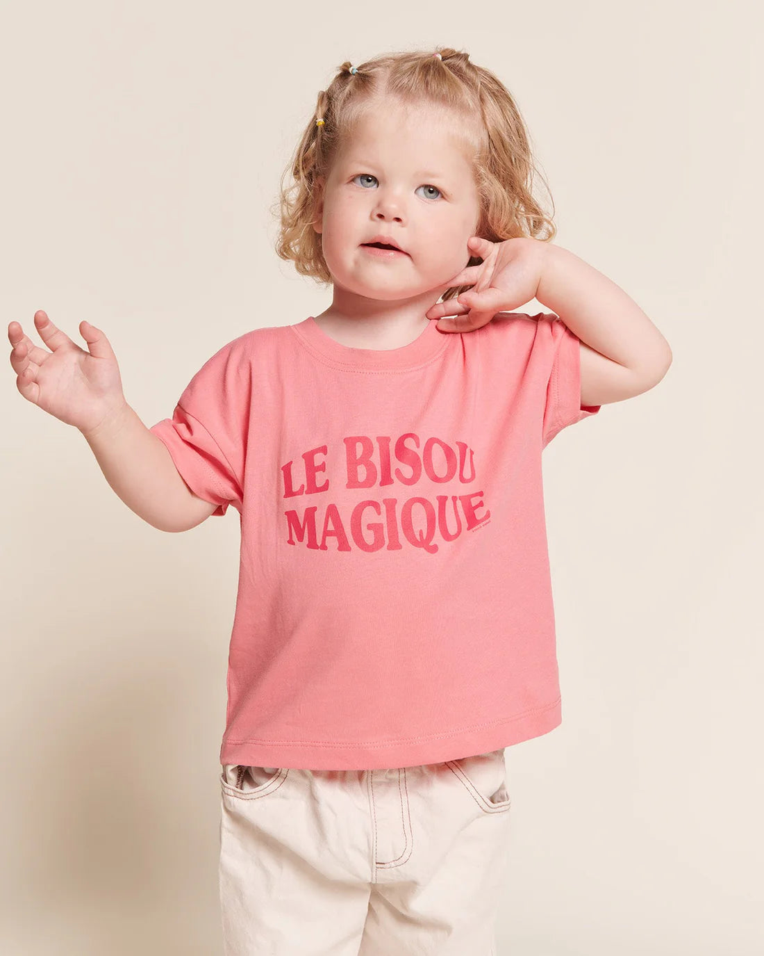 Juliette Tee-Shirt “Le Bisou Magique” Raspberry