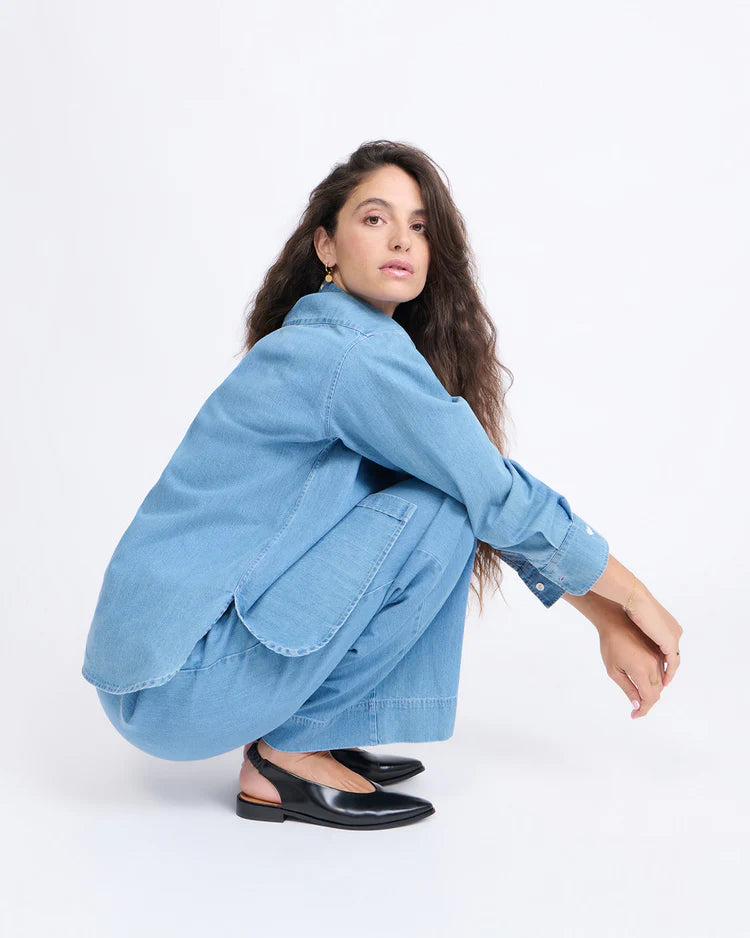Wild Light Denim Pant organic cotton