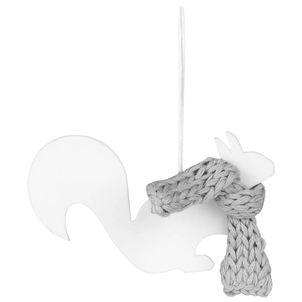 Squirrel Ornament Porcelain
