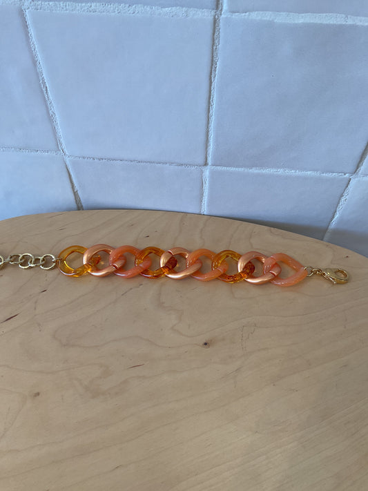 Small Maille Bracelet Orange