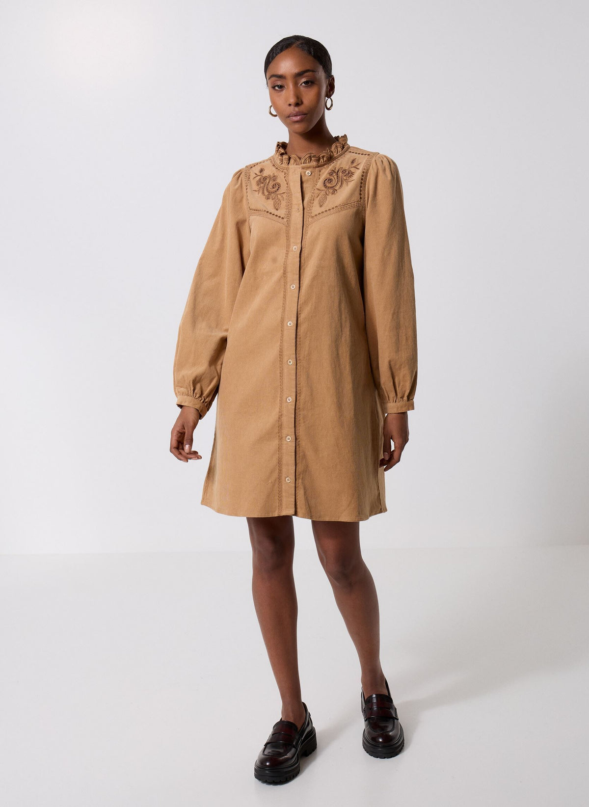 Riya Dress Corderoy