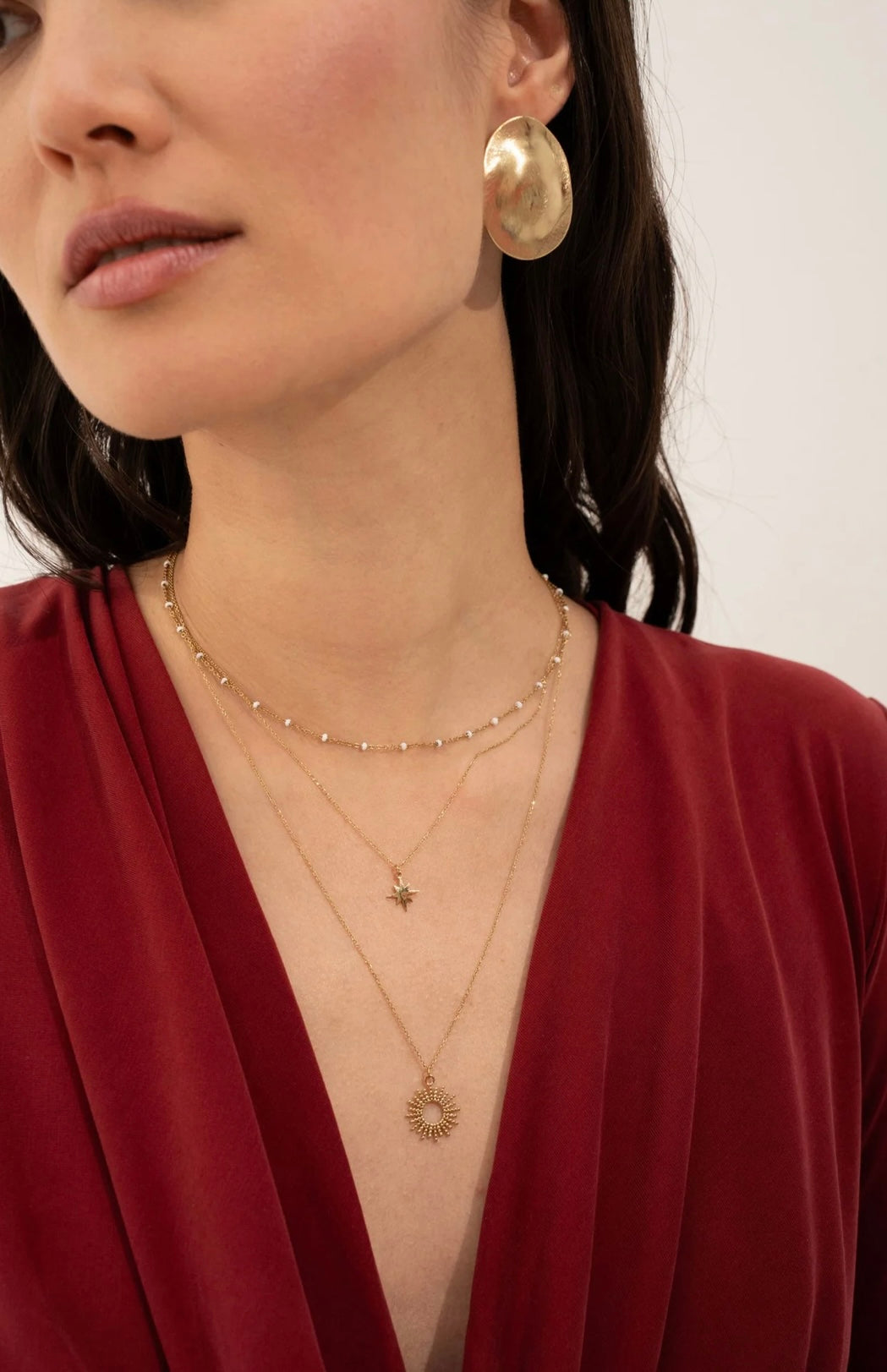 Callia Star Necklace gold