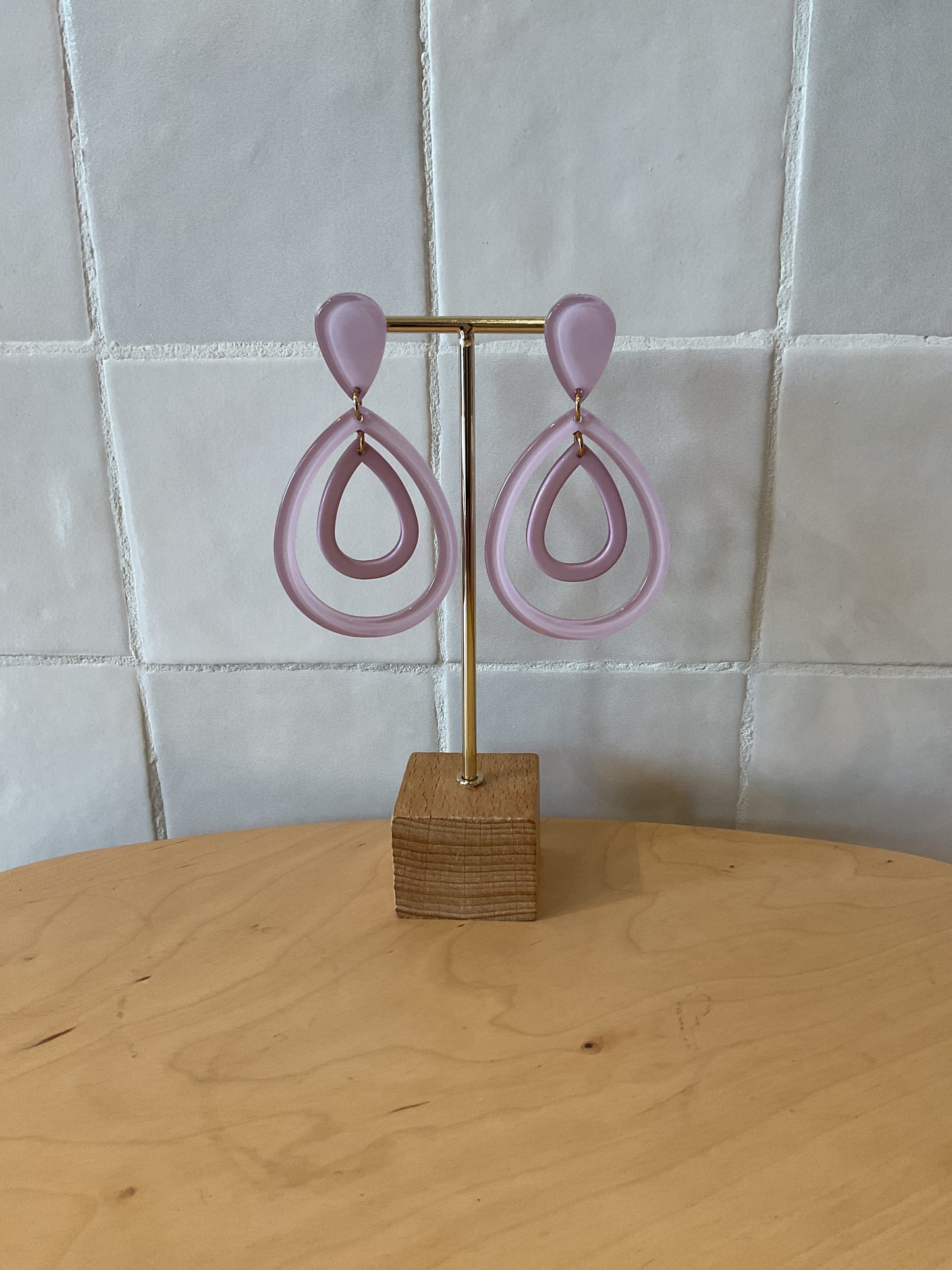 Lily Earrings Pink