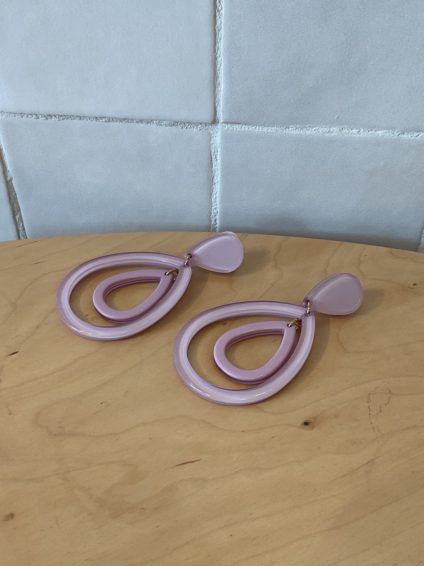 Lily Earrings Pink