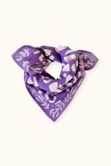 Small Scarf Manika - Artistic Violet