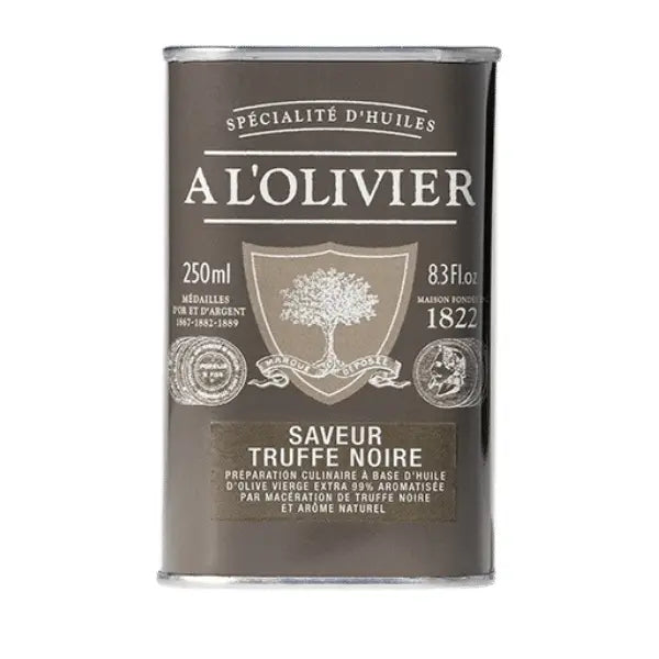 Black Truffle Flavored Infused Olive Oil A l’Olivier