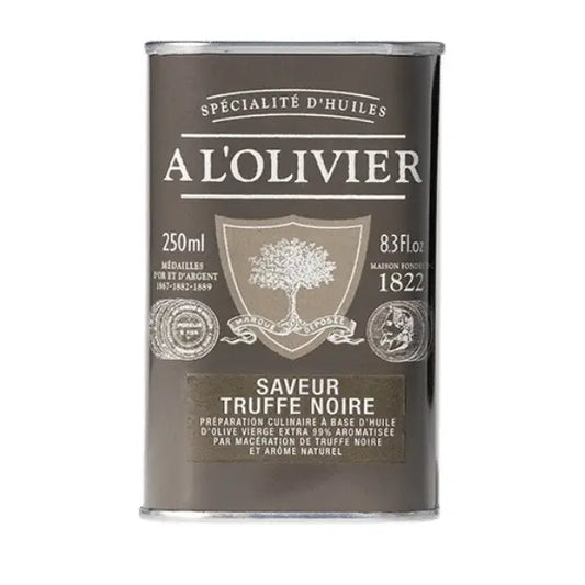 Black Truffle Flavored Infused Olive Oil A l’Olivier