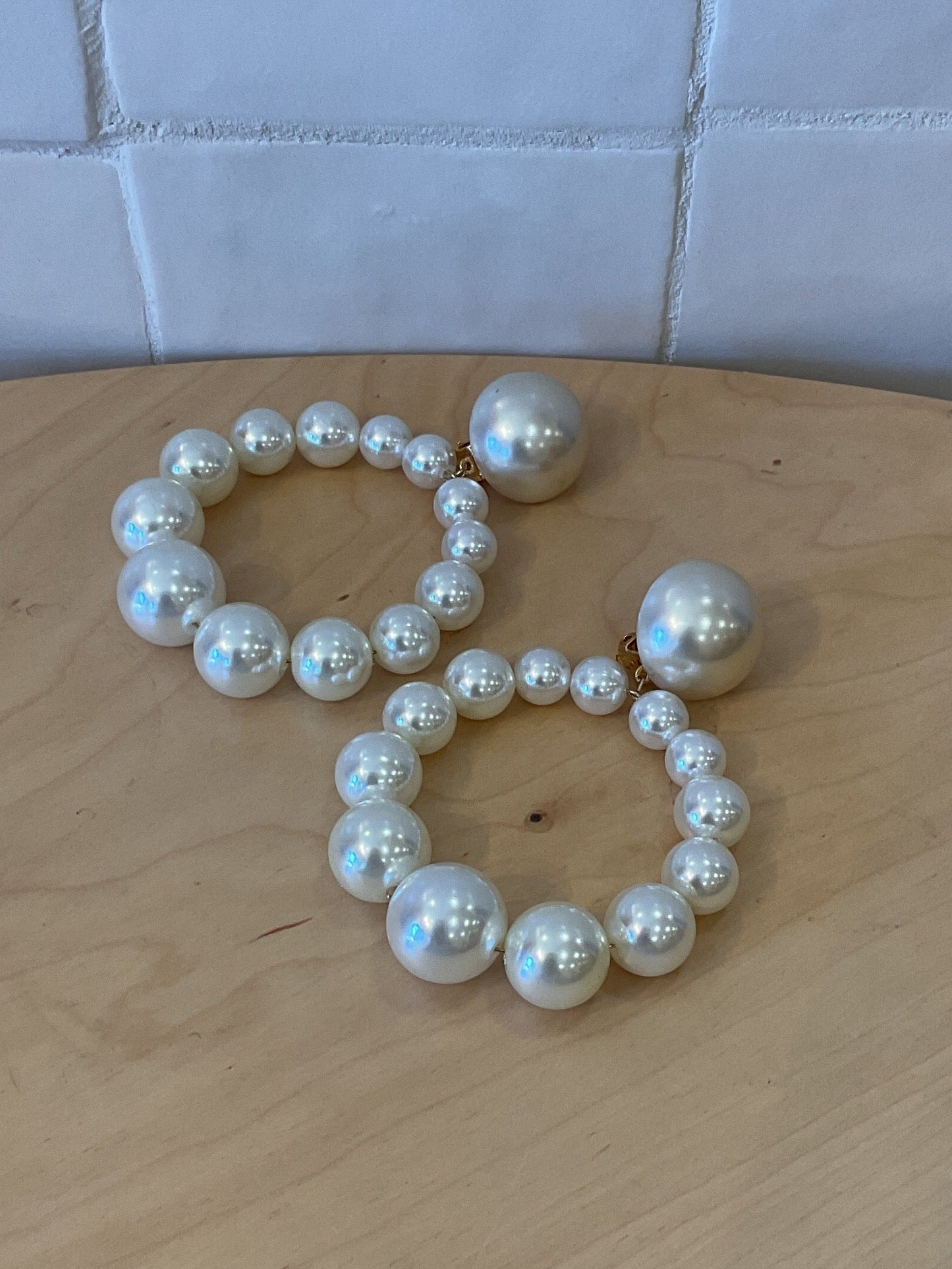 Bastille XL Earrings Pearl