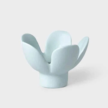 Blue Flower Candle holder