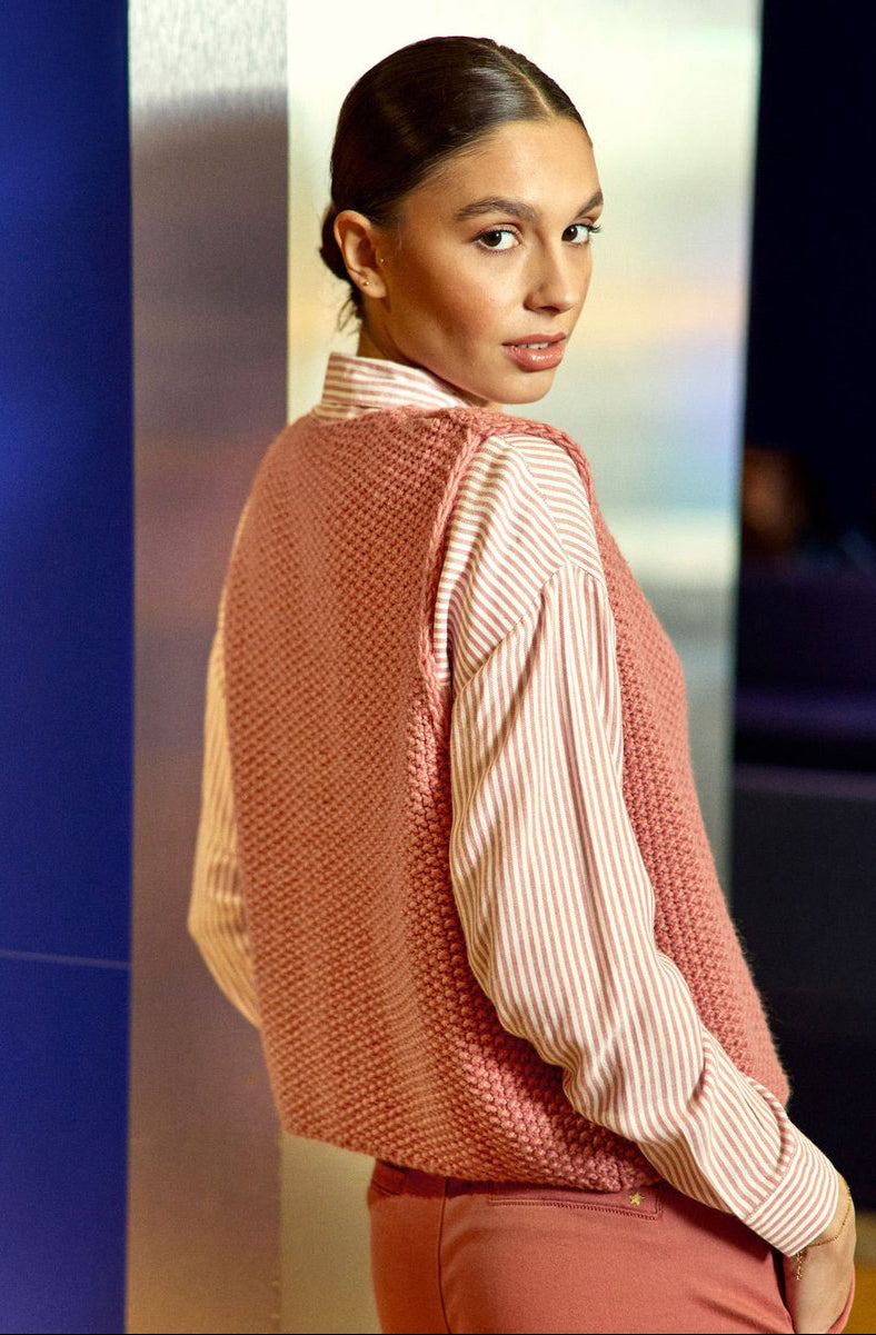 Crea Cardigan Old Pink