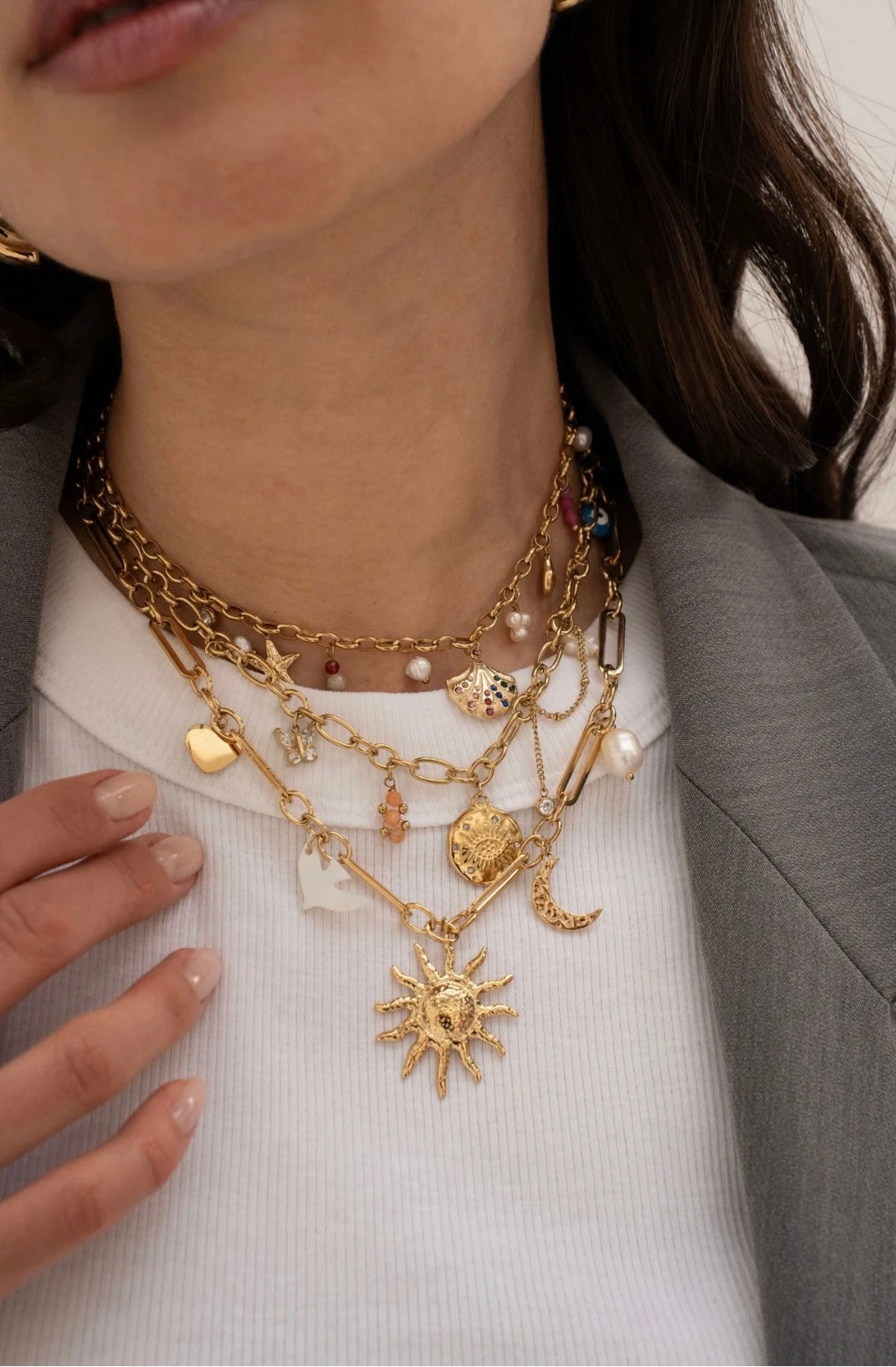 Luzia Necklace gold