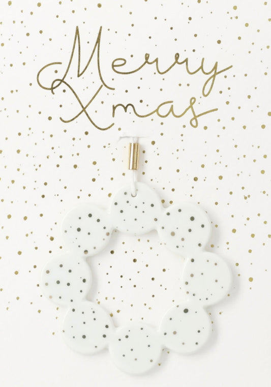 Merry Christmas Greeting Hanger Ornaments