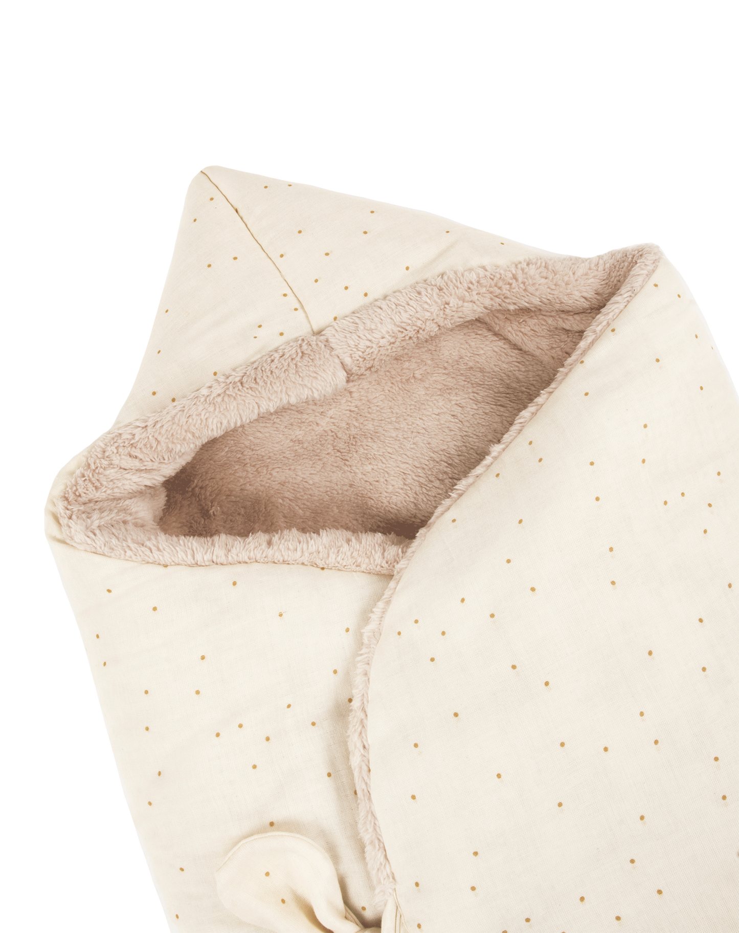 Baby Nest/Nid d’ange Wabi Sabi cozy (0-3M) - Natural Sweet Dots