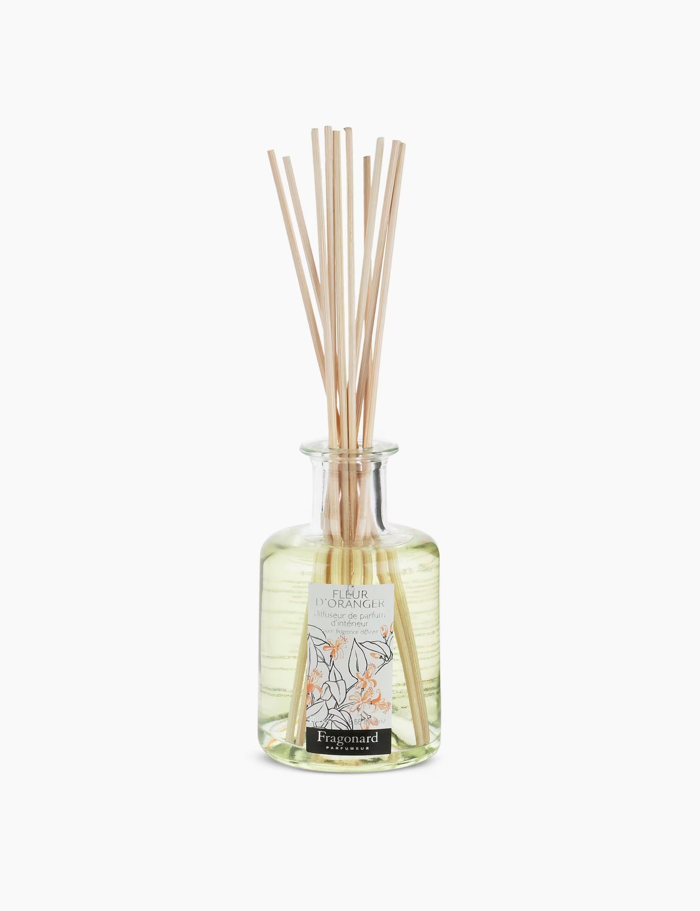 Fleur d’Oranger (Orange Blossom)  Reed Room Fragrance diffuser 200ml - Fragonard