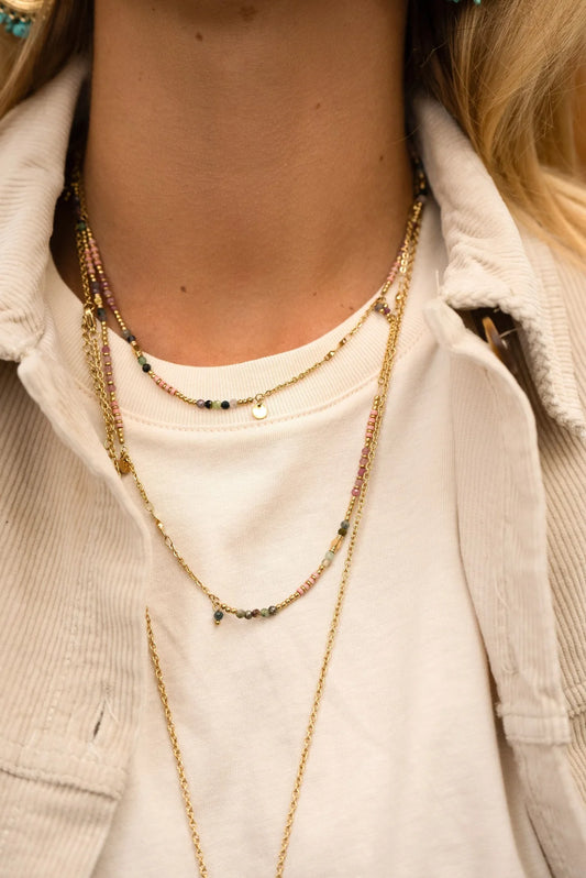 Nora Long Necklace Gold